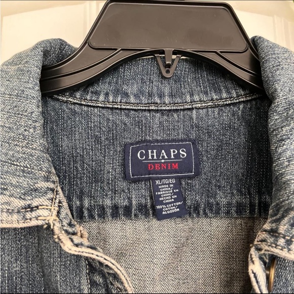 Chaps Denim Vest - Picture 3 of 4